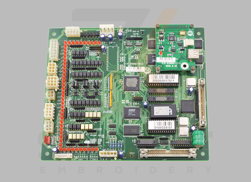 Scheda CPU elettronica Dahao usata autentica Parni di ricamo da ricamo cinese E866