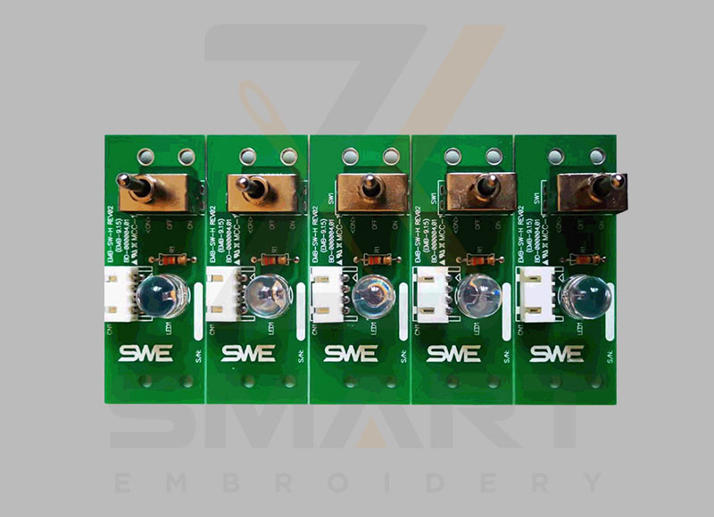 BD-000004 EMB-SWF-H SWF Head On Off Switch Board Card Rev01 (EMB-9,15) Sunstar Ramoidery Macchine