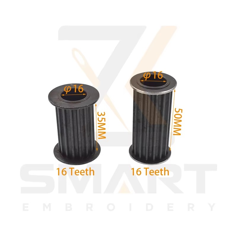 Tajima SWF macchina di incollaggio Pulley ferro materiale S5M 16 denti 35/50 MM 501490030S12 UN110030B000 501470050S11