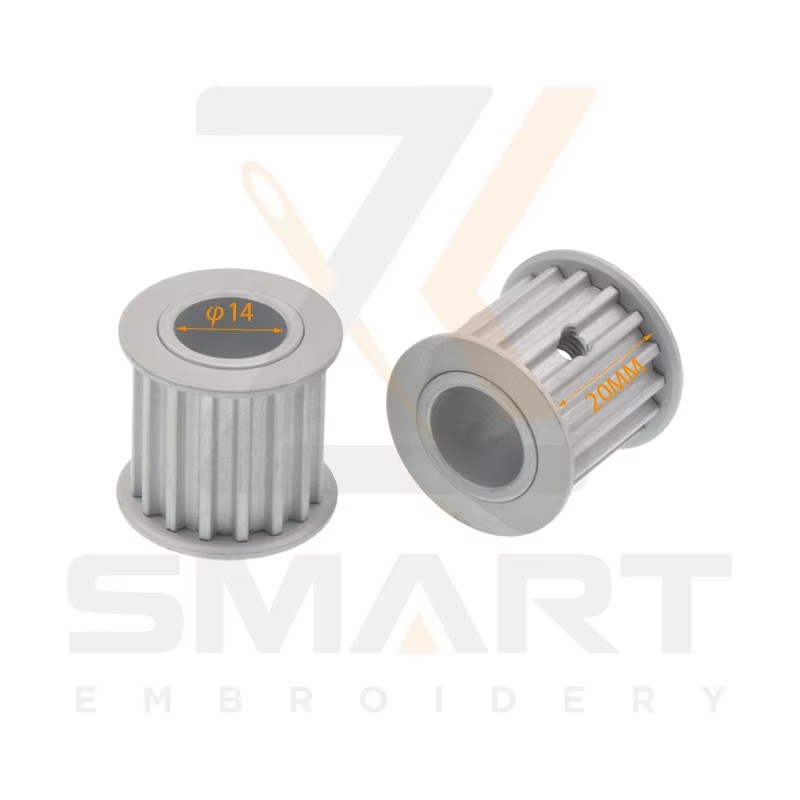 Tajima SWF China Embroidery Machine Parts Pulley T5 16 denti D05-T5-D14-T16-W20