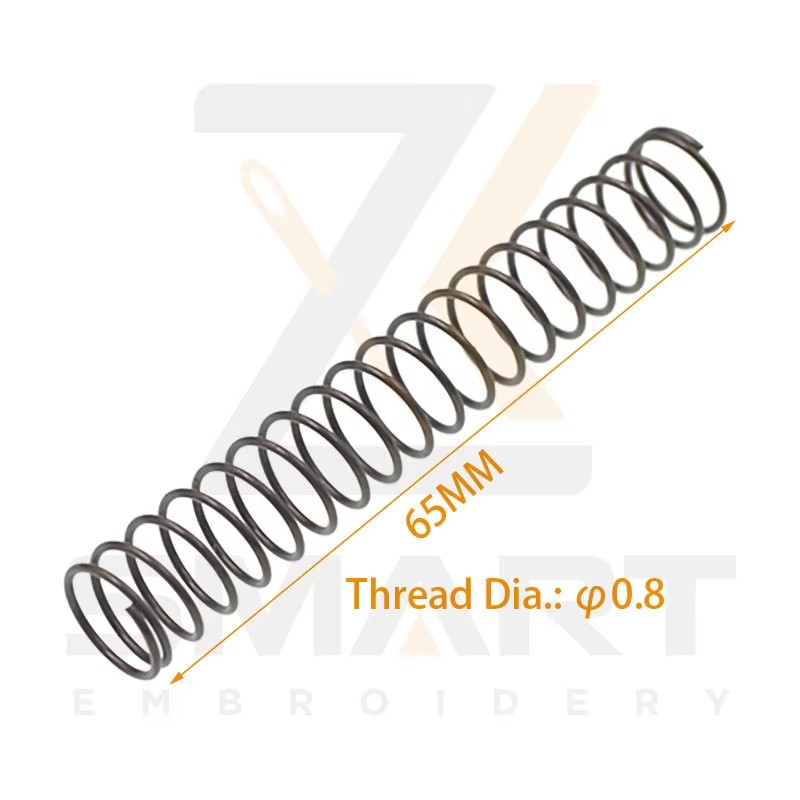 Presser Foot Return Spring Thread Dia. 0.8MM Lunghezza 65MM Tajima SWF cinese pezzi di macchina di incollaggio N0502TJ-0.8*65