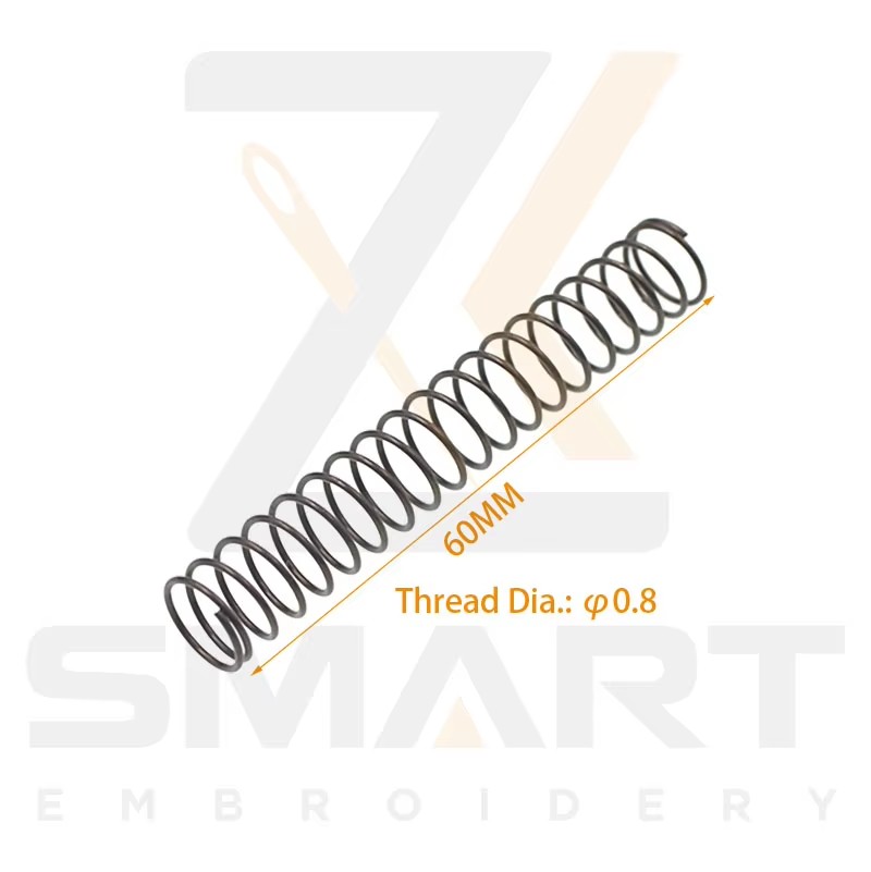 Presser Foot Return Spring Thread Dia. 0.8MM Lunghezza 60MM Per Tajima SWF Cina Embroidery Machine N0502-0.8*55