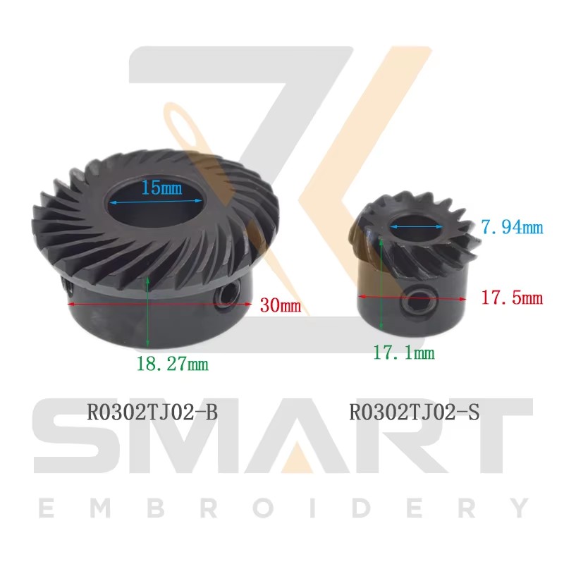 Beverl Gears per macchine da incollaggio Tajima R0302TJ02-B R0302TJ02-S