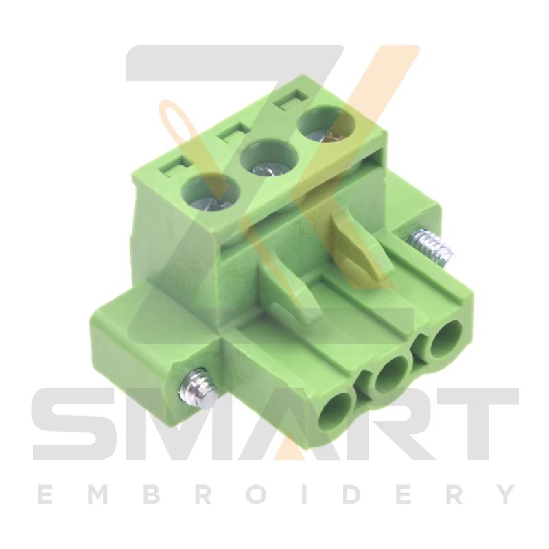 10 pezzi L tipo 3 Pins connettore per pezzi di guida per macchine di incrociatura E12-CZ-L3-F