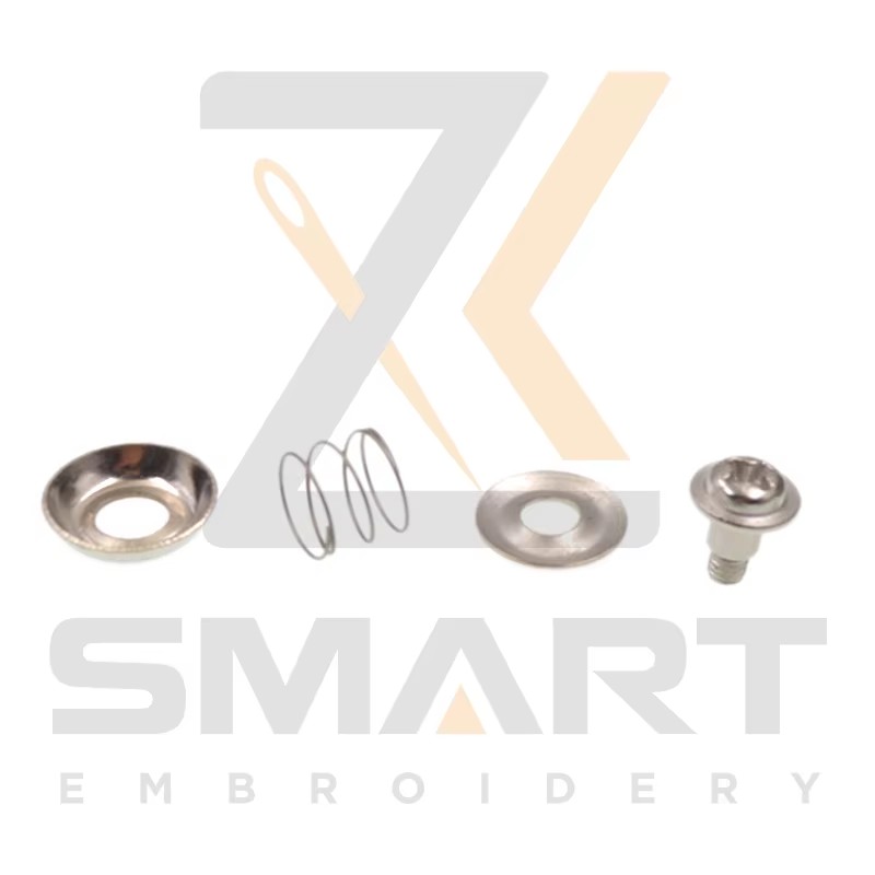 10 Set di parti per la macchina di incollaggio Barudan KF250220 KF250241 KF250231 KF250250 Guard Thread Disk Thread Hook Support Spring