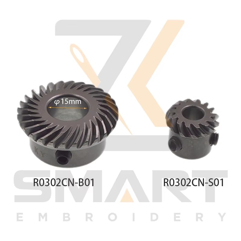 Buona qualità Rotary Hook Bevel Gear 15mm foro cinese pezzi di macchina di incrociatura